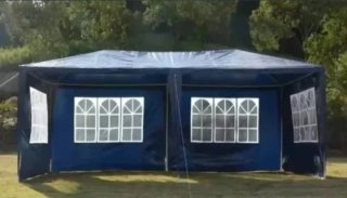 Carpa 6x3 impermeable azul con 4 paredes