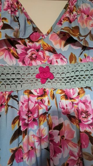 Vestido largo floral verano