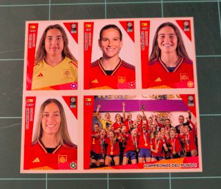 Cromos Selección Femenina España Jugón