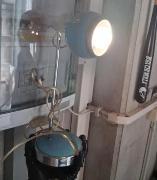 Lampada da tavolo design anni '70