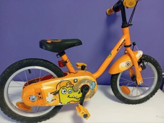 Bicicleta infantil Btwin naranja