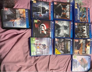 Lote Juegos PS4: Acción, Deportes, Carreras