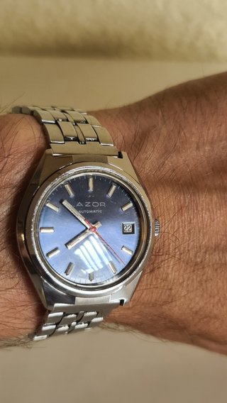 Reloj AZOR Automático Vintage Suizo 25 Joyas