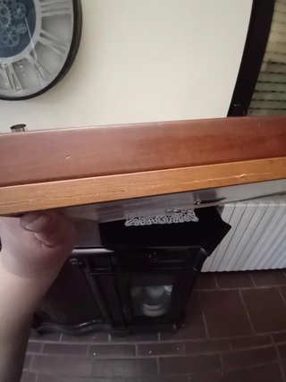 Orologio da parete ricamato a mano