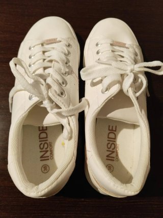 Zapatillas blancas mujer talla 38