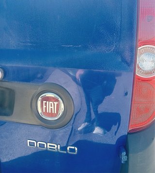 Fregio originale Fiat  Anteriore/posteriore cm 12