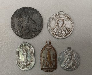Lote de estampas religiosas antiguas