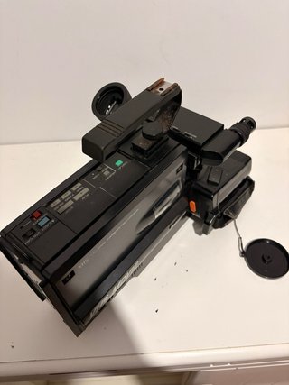 Cámara video VHS Hitachi Negra