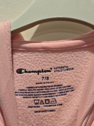 Felpa Champion Niña Talla 7-8 Años