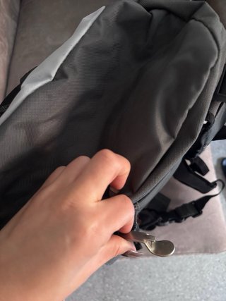 Mochila de Montaña Gris y Naranja
