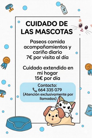 Cuidado de mascotas