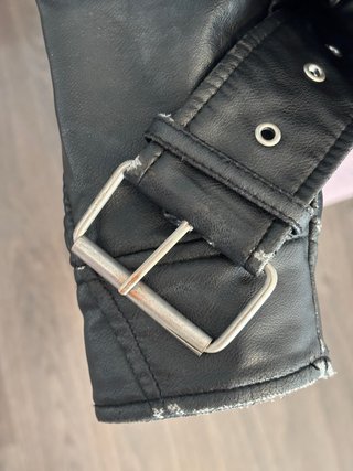 Chaqueta Biker Zara Negra