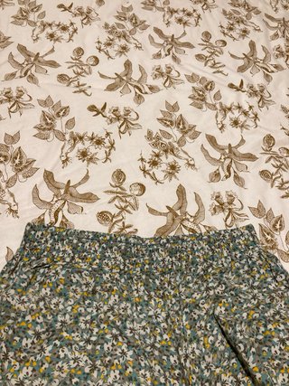 Pantalón fluido estampado floral