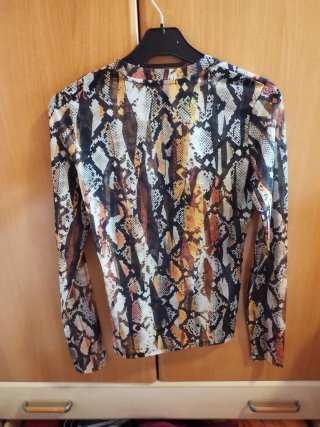 Top Animal Print Stradivarius Talla M