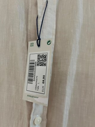 Camisa El Ganso Lino Beige Nueva Talla M