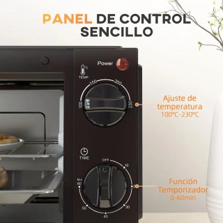 Horno Eléctrico Sobremesa caravana campers pizza