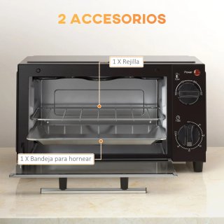 Horno Eléctrico Sobremesa caravana campers pizza