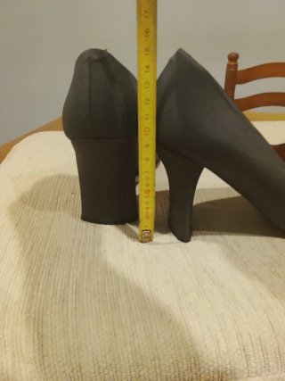 Zapatos de vestir Audley grises piel y raso