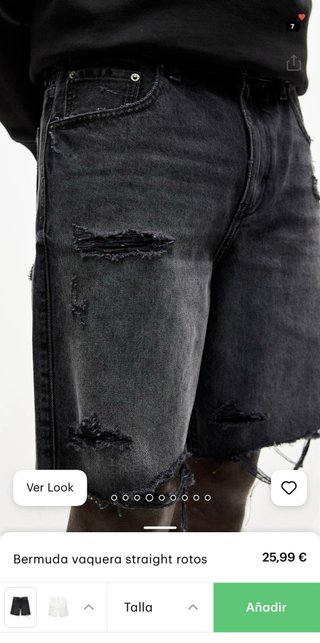 Bermudas Pull&Bear con rotos