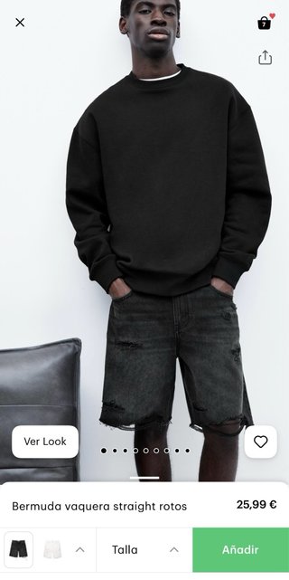Bermudas Pull&Bear con rotos