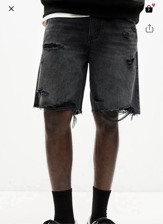Bermudas Pull&Bear con rotos