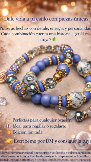 Conjunto de Pulseras Artesanales