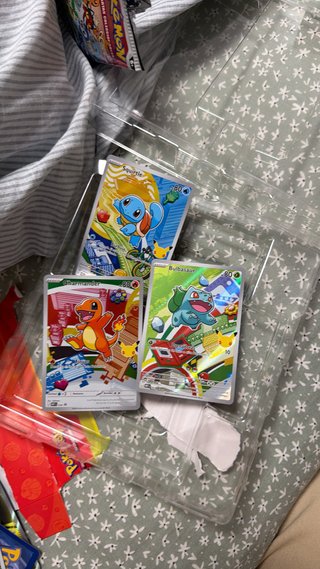 Cartas Pokémon primer compañero Kanto
