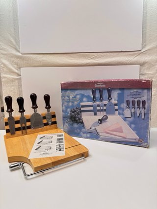 Tagliere per Formaggio Trudeau + Set di Coltelli Nuovo