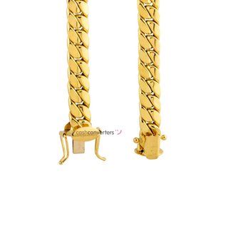 cadena oro 18k 30cm