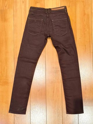 Pantalón Zara Hombre Elástico Marrón