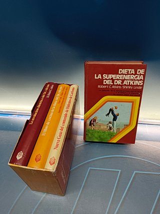 Tomos, La revolución dietética del Dr. Atkins, El libro de cocina de la dieta de Robert C. Atkins + super energia del Dr. Atlins