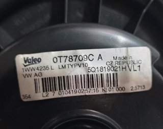 0t78709c motor calefacción volkswagen golf 142462
