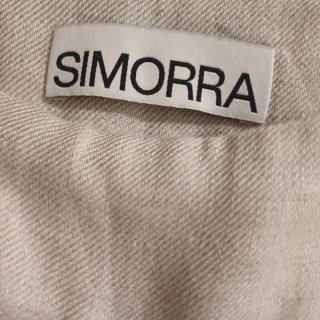 Pantalón Simorra Lino T.36 Beige