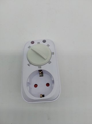 UNITEC 30916 Temporizador con función de Cuenta Regresiva, función anochecer/Amanecer, para Interiores, Color Blanco