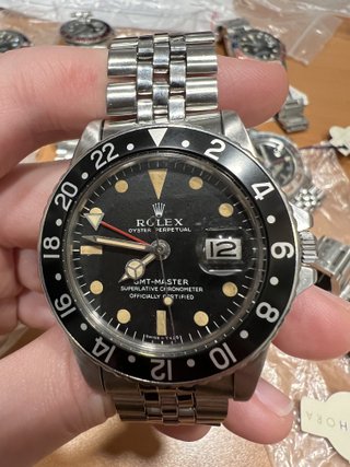 Rolex GMT Master 1675 Pepsi Long E 1970