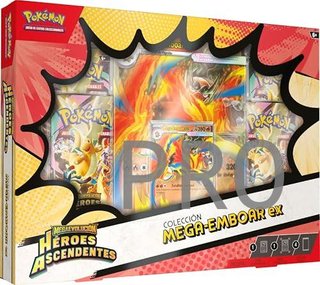 Pokémon TCG: Héroes Ascendentes – Mega Emboar Ex Box (Español)