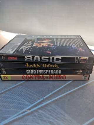 4 DVDS , PELÍCULAS DEL ACTOR SAMUEL L. JACKSON