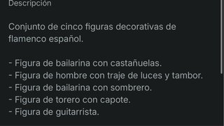 Lote figuras flamencas