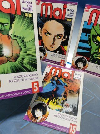 manga cómic MAI la chica con poderes, 5 numeros