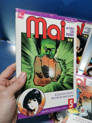 manga cómic MAI la chica con poderes, 5 numeros