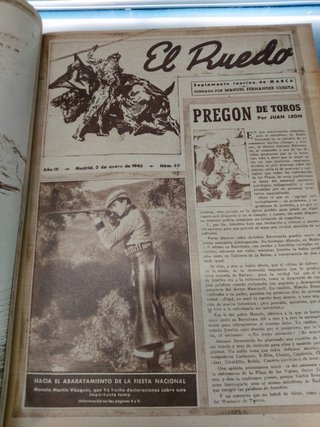 Revista El Ruedo 1946. Año III.