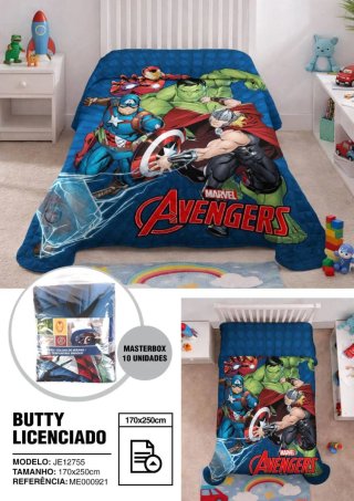 Edredom infantil Avengers 170x250cm