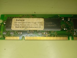 Memoria Siemens 128MB PC133-333 DIMM