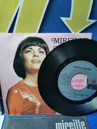 Lote 4 eps, vinilos , discos, 7" MIREILLE MATHIEU