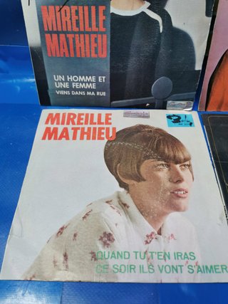 Lote 4 eps, vinilos , discos, 7" MIREILLE MATHIEU