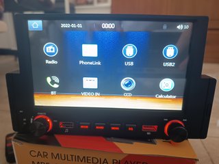 Radio Coche 1DIN CarPlay/Android Auto Nueva