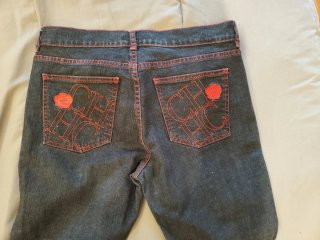 Vaqueros Carolina Herrera Azules