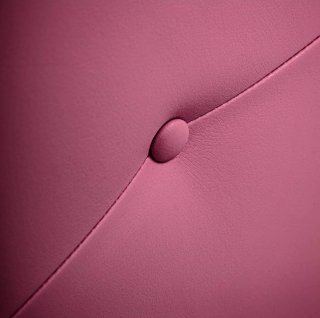 Cabecero tapizado Polipiel Rosa Fucsia