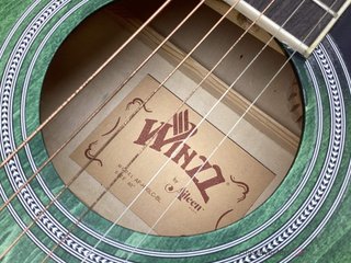 guitarra acustica winzz af-h00lc-bl