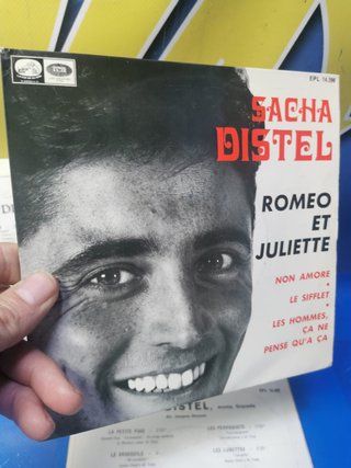 3 discos, eps, 7″, vinilos, SACHA DISTEL, descatalogados